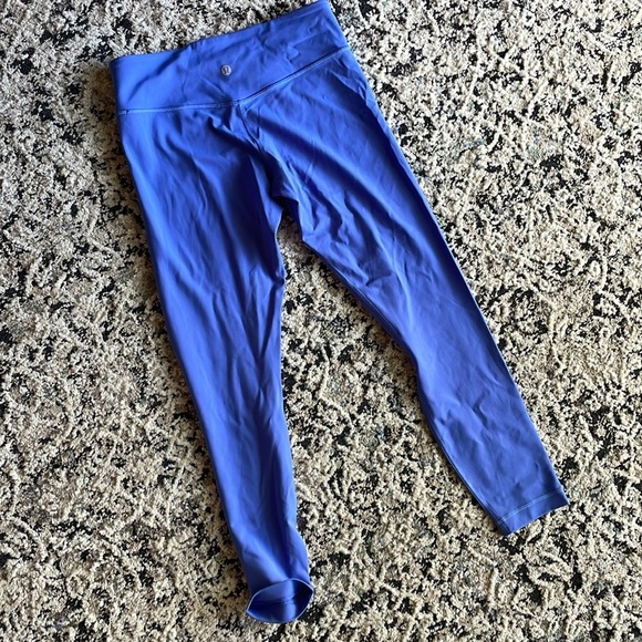 Lululemon (6) Align Low Rise leggings Pant 25" Wild Indigo - Picture 5 of 6